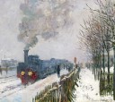 Train in the Snow